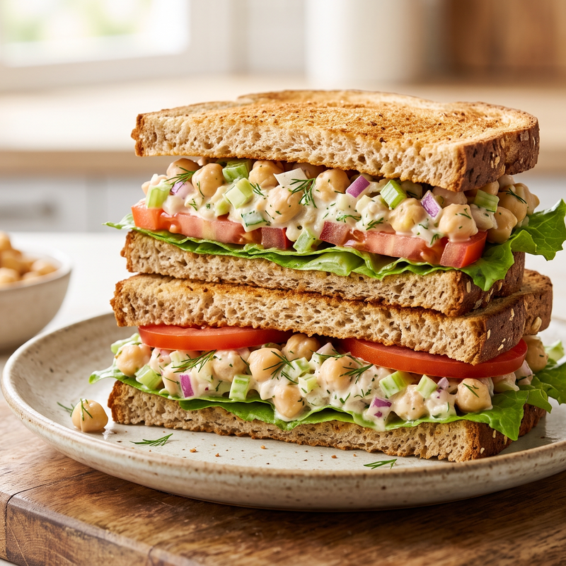 Chickpea Salad Sandwich