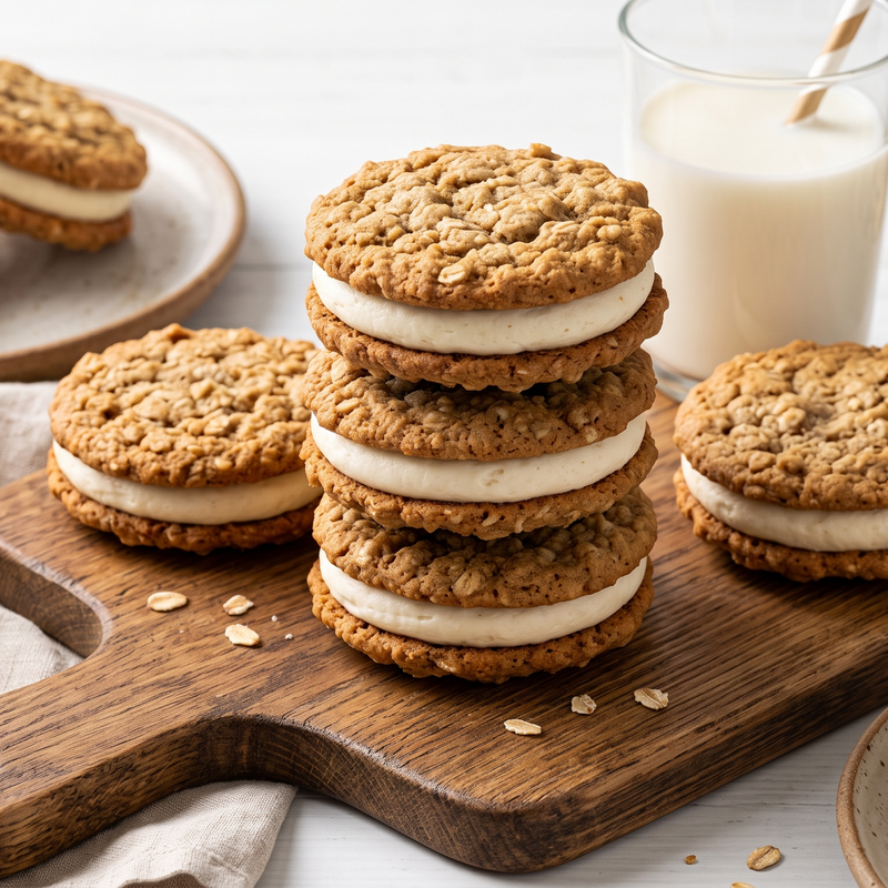 Oatmeal Cookie Sandwiches